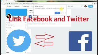 How to connect Facebook and Twitter accounts II By CRAZY STUDIO screenshot 1