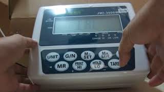 Jadever   JWI3000W Setting and Calibration