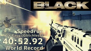 BLACK Speedrun in [40:52.92] Former World Record 旧記録