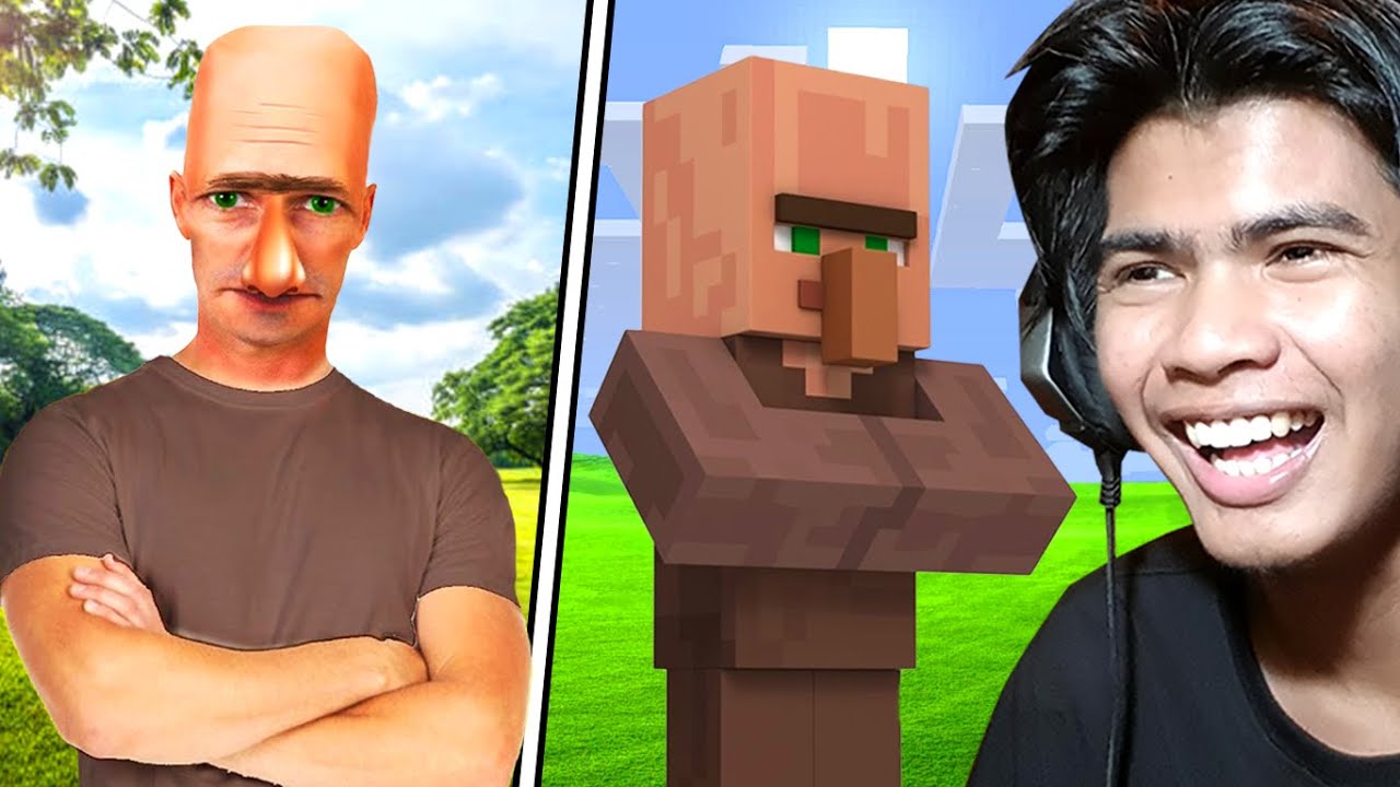 Villager មែនទែន vs ក្នុងហ្គេម