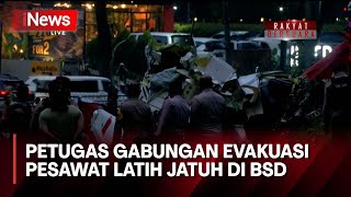 Proses Evakuasi Bangkai Pesawat Jatuh di BSD Masih Berlangsung - iNews Malam 19/05