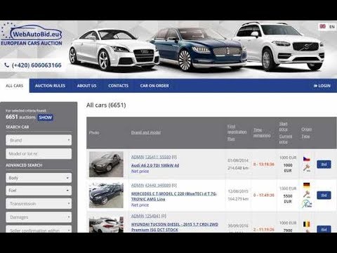 Video: Kde najdu veřejné aukce aut?