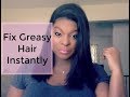 How To Fix Oily Straightened Natural Hair