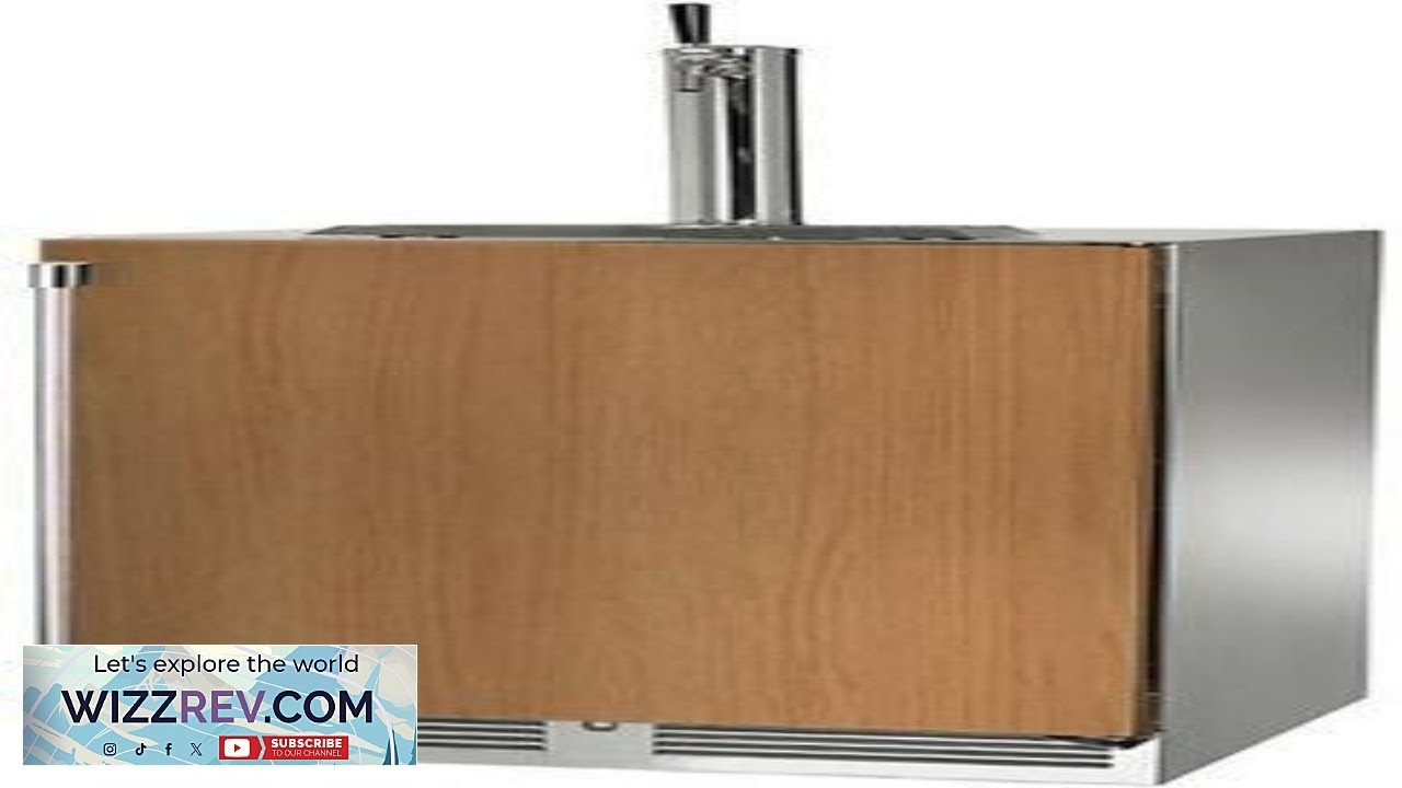 Perlick 24'' Beer Dispenser Single Tap Solid Door Right Hinge
