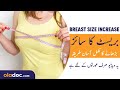 How To Increase Breast Size Treatment Urdu Hindi - Chati Ka Size Kaise  Badhaye - Breast Augmentation 