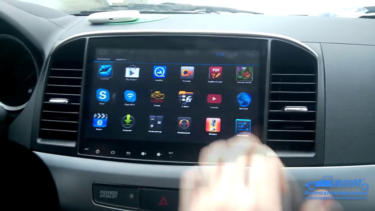 Lancer 10 магнитола андроид