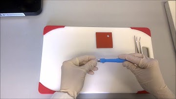 Unconfined Compression of Hydrogel Disks - Part 2 - Sample Preparation Rubber