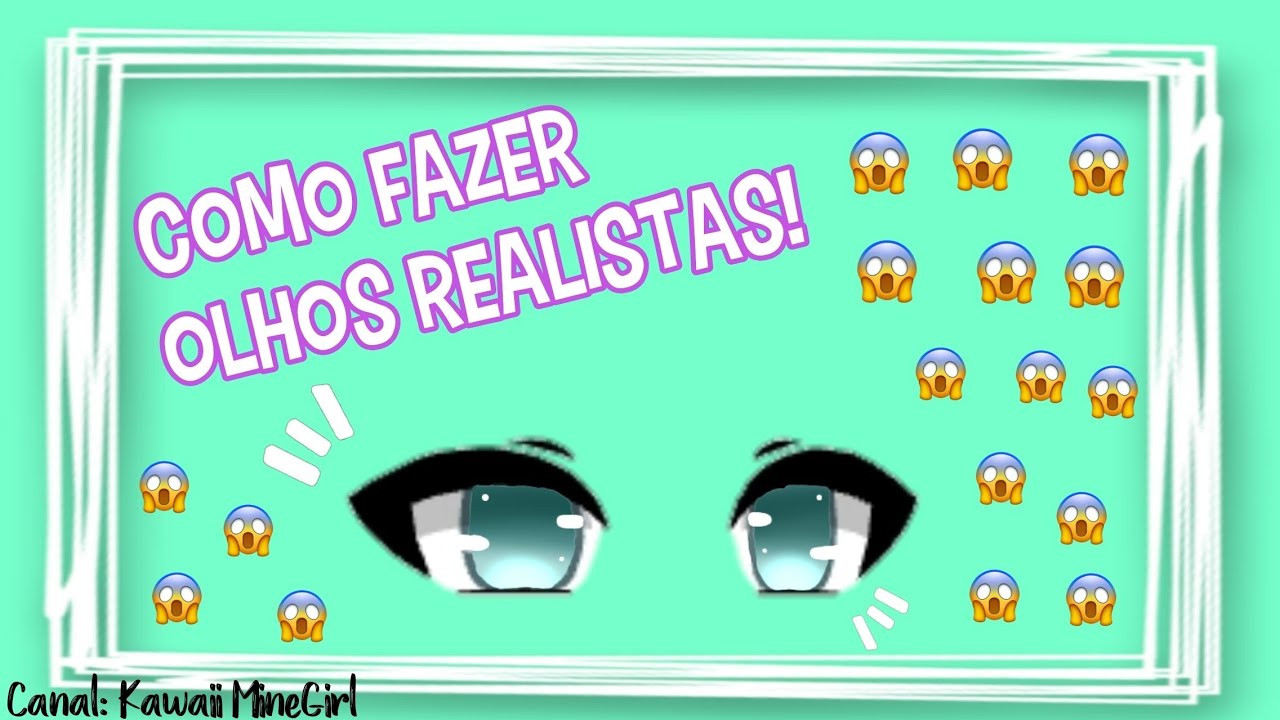 📱, Como fazer olho e cabelo realista do Gacha Life no Ibispaint X, 📱