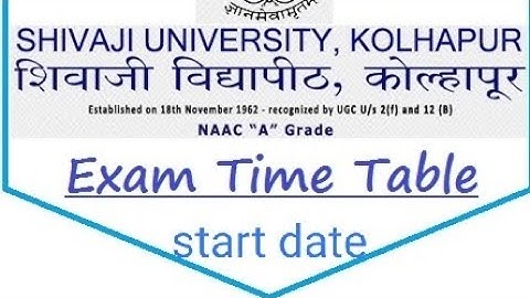 shivaji university kolhapur exam news today summer start date release |exam circular |6-7-22