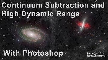 M81 & M82 Continuum Subtraction and HDR
