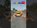 سيارات بأحجام مختلفة ضد 50 دمية تجارب BeamNG Drive سيارات بأحجام مختلفة ضد 50 دمية تجارب BeamNG Drive
