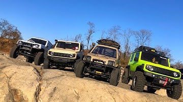 RC MST CMX CFX Jimny散歩 part 1 川本ロック 2022.01.03🇯🇵