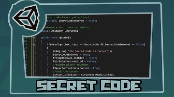 Unity Secret Code, if User enters the write word