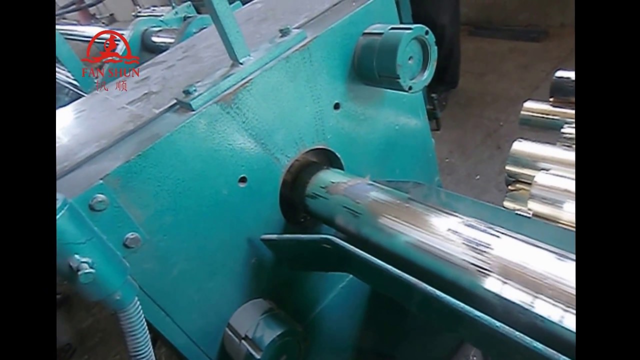 Fanshun Brass bar push peeling machine,Brass tube push peeling machine,metal bar or tube peeling