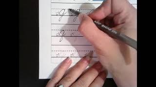 Cursive Lesson 6 g & q