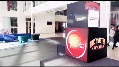 Multiple sizes and Pixels Indoor/Outdoor LED CUBE DISPLAY - Installation at retail STORE