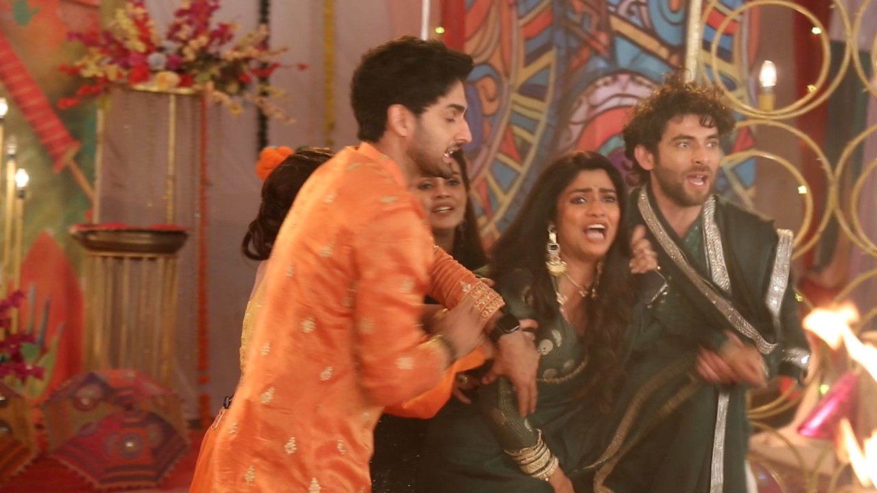 Jagadhatri | On location | पूजा के बीच थाली में लगी आग,Tapasya पड़ी मुश्किल में