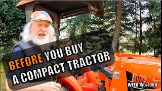 Kubota vs John Deere - Today I Operated A Kubota Compact Tractor For The First Time . . .