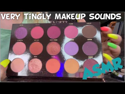 ASMR: Fast and Aggressive tapping/scratching makeup products!