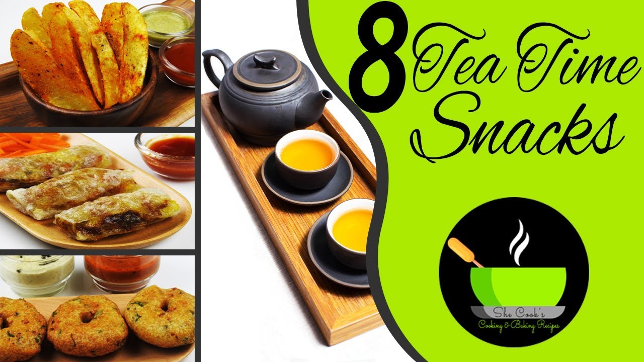 8 Quick Snacks Recipes | Evening Snacks Recipes | Instant And Easy