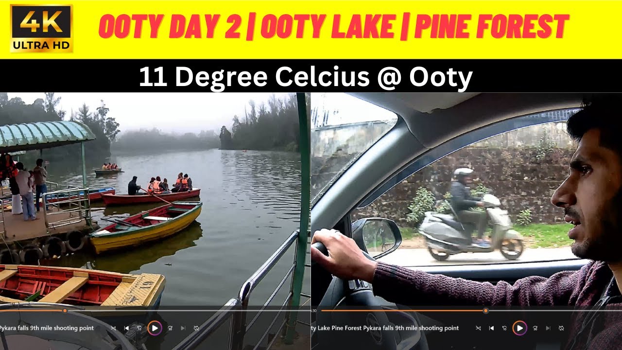 Ooty Day 2 | December 2025 | Ooty Lake | Ooty Pine Forest | 9th Mile shooting point