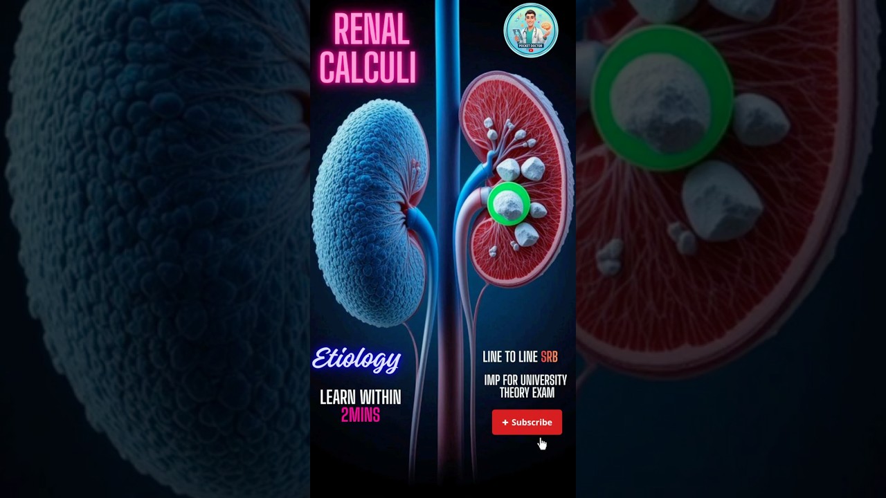Renal calculi - Etiology 