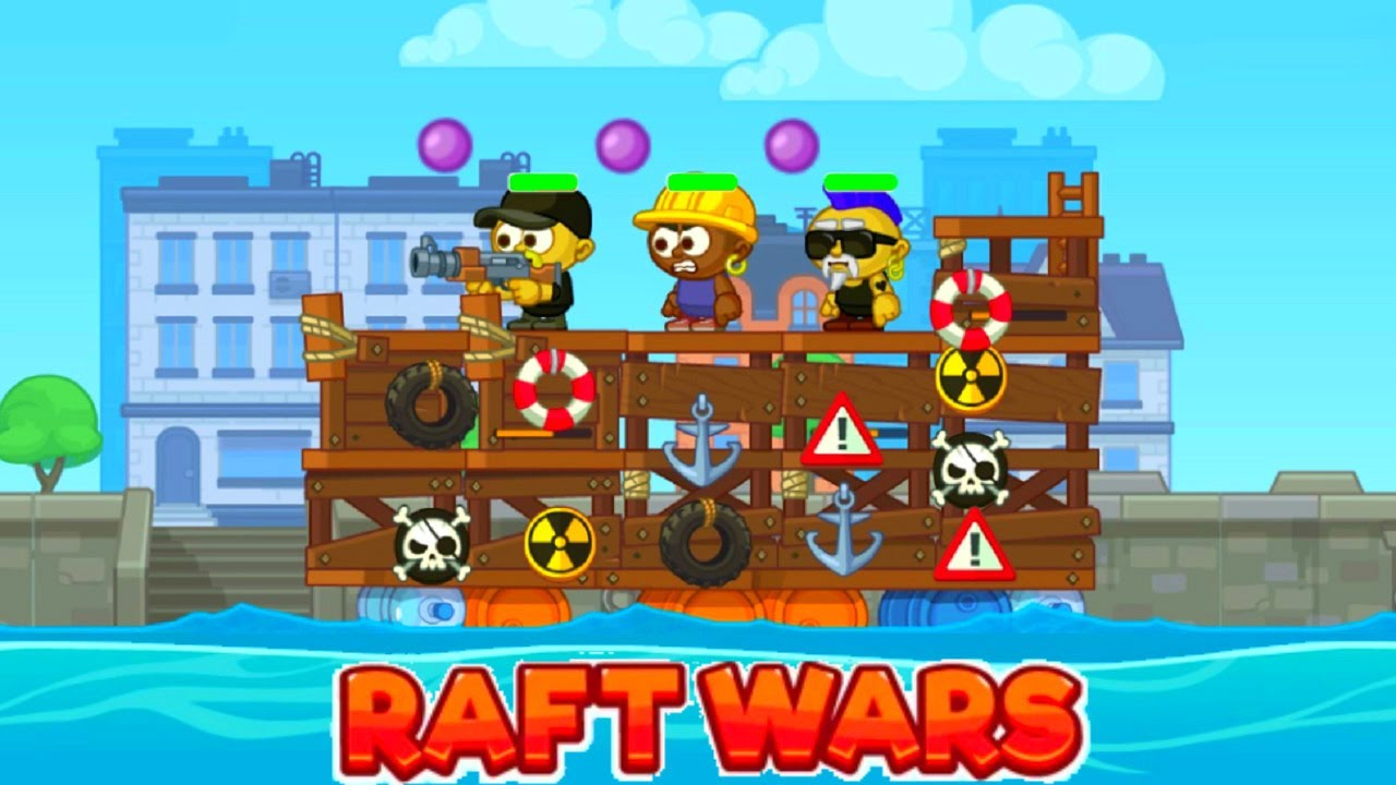 RAFT WARS MULTIPLAYER - 3 KILLS WITH 1 SHOT (EPIC VICTORY) - ONLINE