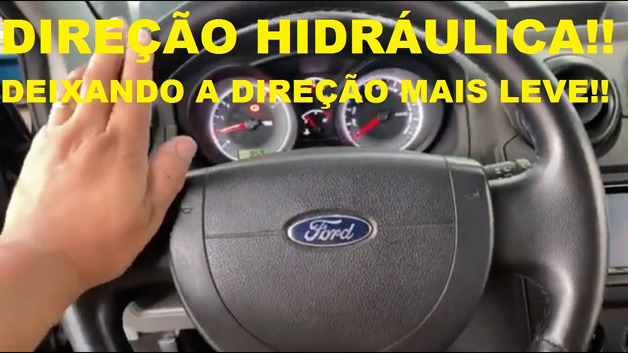 DIREÇÃO HIDRÁULICA FICOU MAIS PESADA DURA FORD FIESTA KA ECOSPORT ZETEC ...