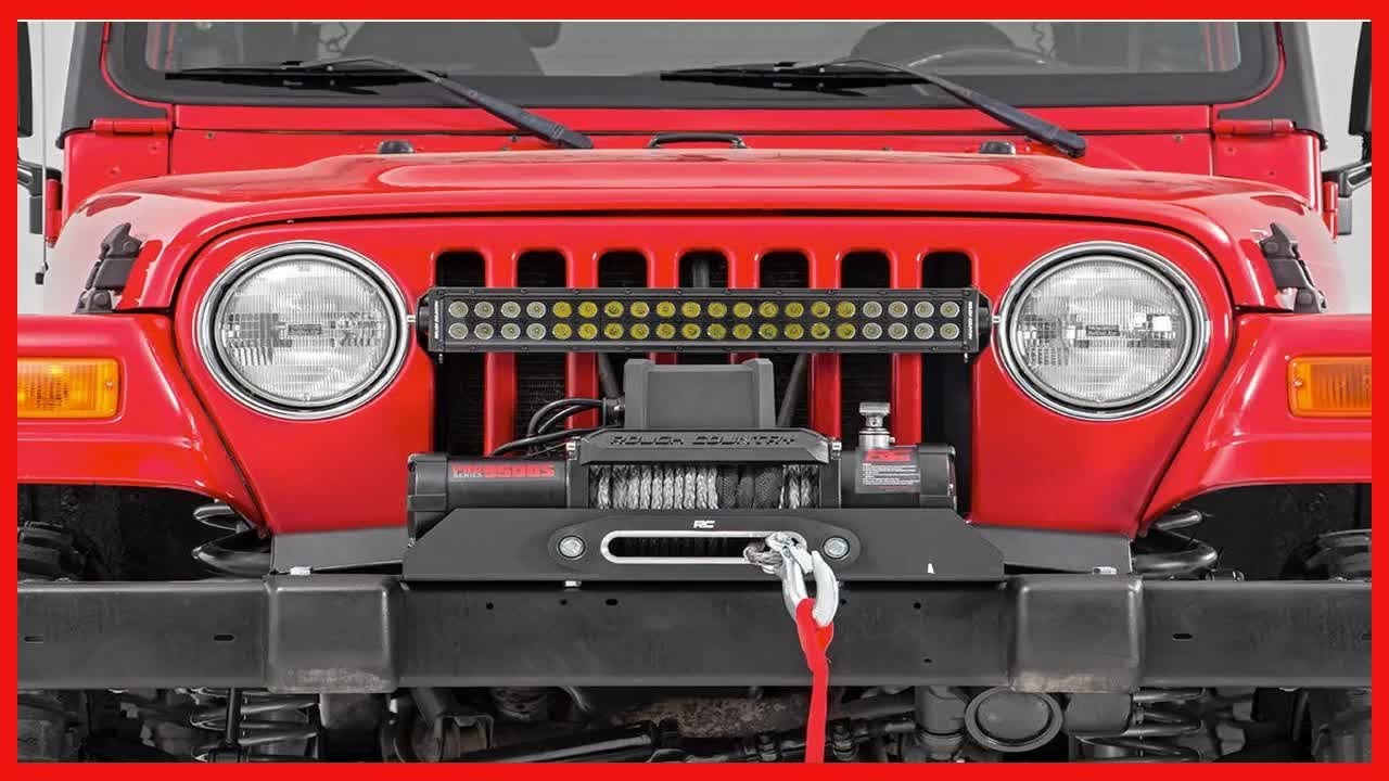 Upgrade Your Factory Bumper with Rough Country Winch Mounting Plate