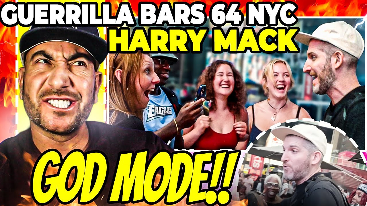 Harry Mack – Guerrilla Bars 64 (NYC) Reaction | It ALMOST Fell Apart… Then He Went GOD MODE 🔥🗽
