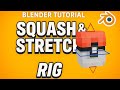 How to Make a Squash &amp; Stretch Ball Rig in Blender | Complete Rigging Tutorial