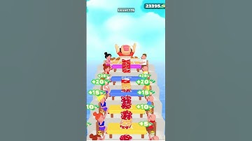 Pancake Run ! All Levels Gameplay (176) android, ios #shorts