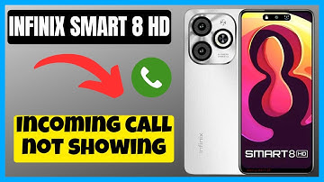 Incoming call not showing infinix Smart 8 HD || How to solve incoming call problems
