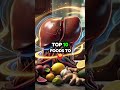 Top 10 Foods to Detoxify Your Liver & Boost Liver Function Naturally!  #healthtips #liverdetox