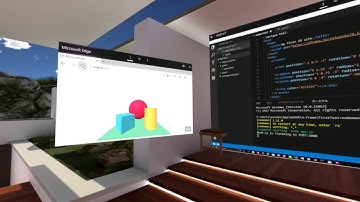 Windows Mixed Reality WebVR Sample (A-Frame)