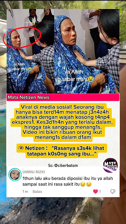 Viral! Ibu Ini Terd14m T4t4p Jen4z4h Anaknya #shortvideo