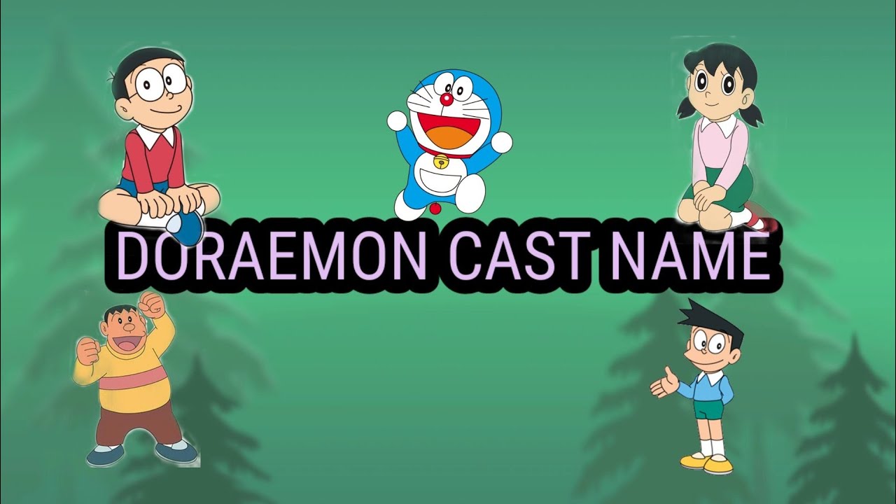 Doraemon Cast name !! kon kon dekhta tha isko bachpan or abhi bhi kon kon  dekhta hai 😀 - YouTube