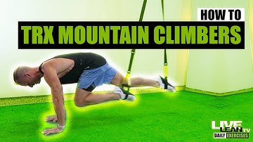 How To Do FEET ELEVATED TRX MOUNTAIN CLIMBERS | Exercise Demonstration Video and Guide