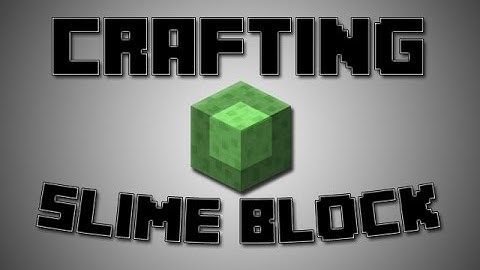How To Make Slime Blocks - Minecraft 1.8 Tutorial