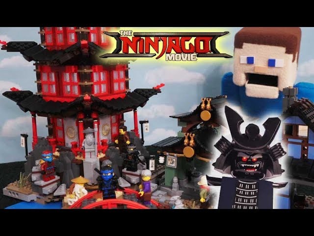 Lego Ninjago Movie Stop Motion Sets Temple Of Airjitzu Unboxing Trailer  Full Episode 70751 Minecraft - Youtube