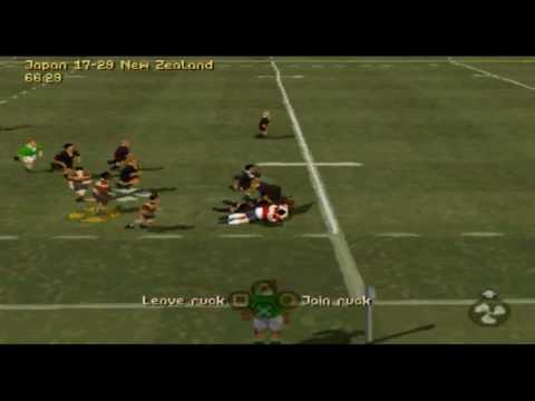 Jonah Lomu Rugby PS1 - Classic Match 8 - Japan v New Zealand  - Rugby World Cup 1995