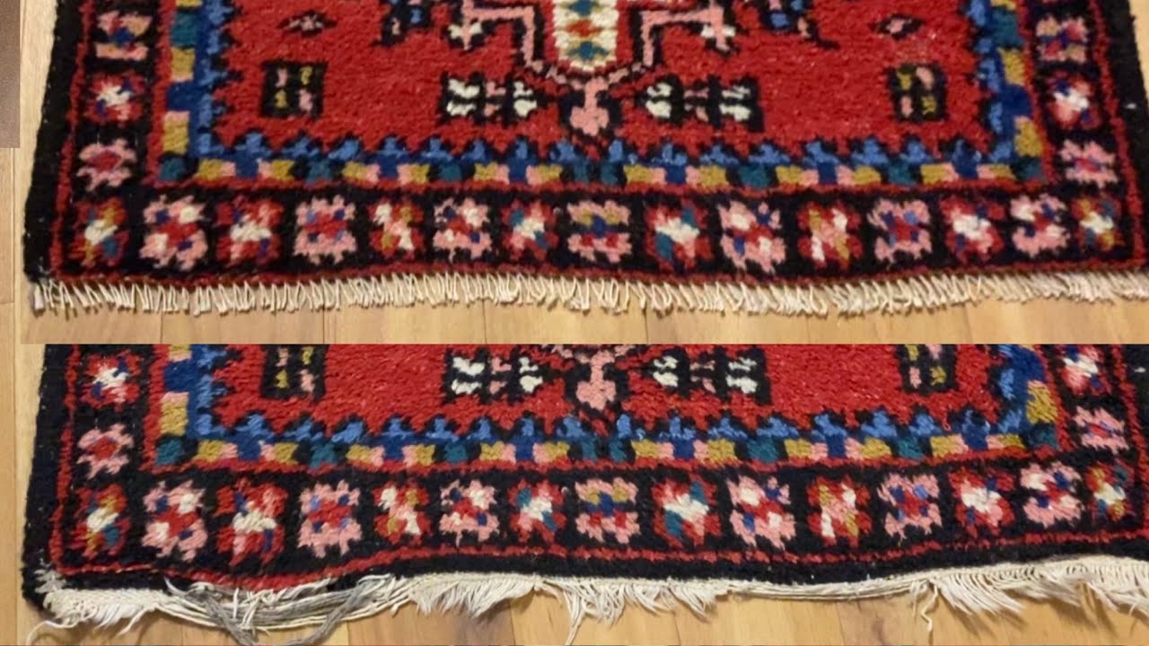 Teppich Fransen Reparatur | Carpet Fringes repair.