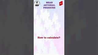 Mean Arterial Pressure - MAP #shorts #cardio #medico #nursing