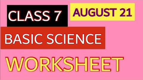 CLASS 7 BASIC SCIENCE WORKSHEET/WONDERS OF LIGHT/ENGLISH AND MALAYALAM MEDIUM