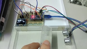 Arduino OLED Ultrasonic Range Finder Example