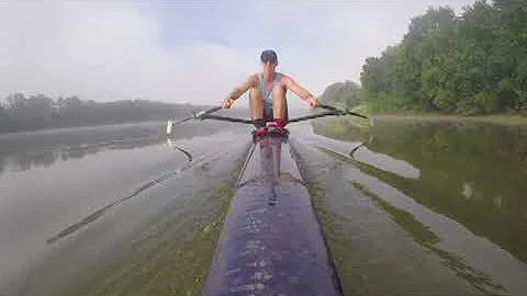 Single Scull Practice August 21st, 2017