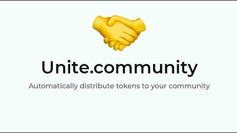 Unite.community ETHOnline Hackathon Demo Video