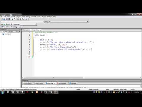 C Program solve 18 দুটি সংখ্যা অদল বদল করার প্রোগ্রাম