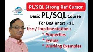 PL SQL strong ref cursor - Strong ref cursor in PL SQL - Strong ref Cursor in Oracle