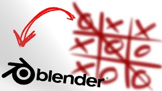 I Made Tic Tac Toe In Blender!